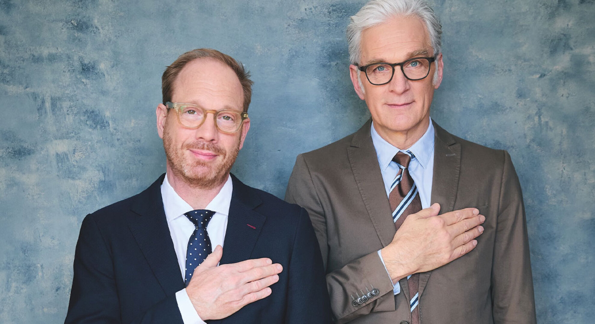 Johann von Bülow und Walter Sittler, Schauspieler Gebecke live... Johann von Bülow und Walter Sittler