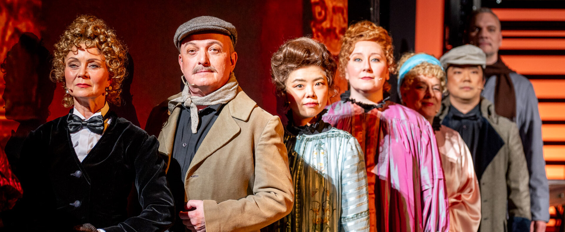 Das Phantom - Inszenierung am Harztheater Szene in der Produktion Das Phantom am Harztheater mit dem Opernchor