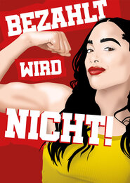 Bezahlt wird nicht - Plakatmotiv des Harztheaters Bezahlt wird nicht!